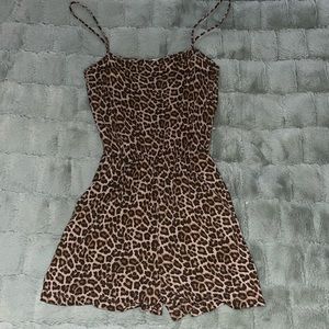 Leopard Animal Print Romper